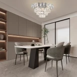 Потолочная люстра каскадная хрустальная Arte Milano Sorrento-8109 378109/7/470 CR (220V)