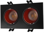 Встраиваемый точечный светильник Denkirs DK3021 DK3072-BK+RD