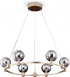 Подвесная люстра Freya Urban FR4005PL-06G (LED, 24V, на тросе, шарики, кольцо)