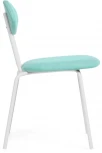Стул Woodville на металлокаркасе Мареон катания лагун / белый матовый 510616