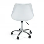 Офисное кресло TULIP (mod.106) белый/хром (металл/пластик/PU)