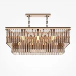 Подвесная люстра Maytoni Revero MOD085PL-08G (220V, хрусталь, подвески, на цепи)