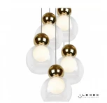 Подвесной светильник iLedex Blossom C4476-5R GL (220V, на проводе, шарики)