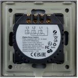 Выключатель сенсорный SWT-OMALI-S03-ZB-GR (250V, 10A, Zigbee) (Arlight, Стекло) 050047