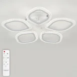 Потолочная люстра Natali Kovaltseva Simply LED LAMPS 81408 с пультом ДУ 80W, белый, LED