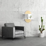 Полка фигурная LEVE AURO WALL SHELF LEV00933