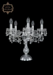 Интерьерная настольная лампа Art Classic 12.24 12.24.5.141-37.Cr.V0300 (220V, хрусталь, подвески, подсвечник, свеча)