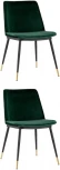 Стул Мелисса велюр зеленый 2 шт Stool Group (арт.УТ000037476)