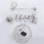 Подвесная люстра Nowodvorski Boston White/Chrome 8152 (220V, на цепи, круглые)