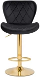 Барный стул Woodville Porch black / golden 15506