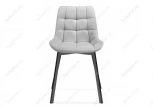 Стул Notta на металлокаркасе Челси светло-серый / черный каркас 489743