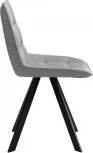 Стул DikLine 229 поворотный, B22 GREY, ножки черные
