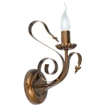 Бра Vitaluce V1350/1A (220V, ковка, выключатель, свеча)