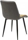 Стул CHIC VF-06/ VF-20 желтый/ серый, ткань/ черный каркас M-City 628M03702