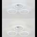 Потолочная люстра Natali Kovaltseva Simply LED LAMPS 81122/3C с пультом ДУ 48W, белый, LED