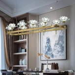 Подвесная люстра Lotos Long 10 ImperiumLoft Lotos-Long01 (177885-26) (220V, на тросе)