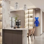 Потолочная люстра хрустальная на штанге Arte Milano Sorrento-1019 371019/1/50/190 CR (220V)