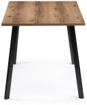 Стол Woodville Тринити Лофт 120х80 25 мм дуб делано темный / черный матовый 542659