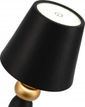 Настольная лампа ST Luce Ease SL1011.414.01 Черный, Золотистый/Черный LED 1*3W (220V, сенсорный выключатель)