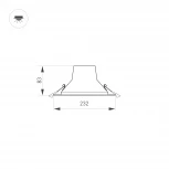 Встраиваемый точечный светильник Arlight 032434 (LED, 220V, круглые)