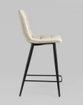 Стул полубарный Stool Group Джанго велюр бежевый высота сиденья 60 см УТ000035297