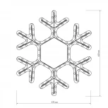 Световая фигура Ardecoled ARD-SNOWFLAKE 025315 (220V, снежинки, IP65)