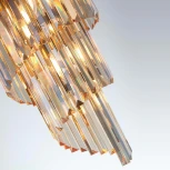 Подвесная люстра каскадная Citilux Мартин CL332172 (220V, хрусталь, на цепи)