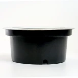 Встиваемый светодиодный свтельник (грунтовый) Feron SP2804 48348 20W, AC12V, низковольтный, 3000K, металлик, IP67 (круглые)