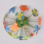 Потолочная люстра MW-Light Улыбка 365014605 (для детской, 220V, для девочки, для мальчика, рыбки)