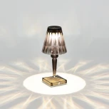 Настольная лампа ST Luce Sparkle SL1010.734.01 Дымчато-серый/Дымчато-серый LED 1*2W 3000K - 6000K