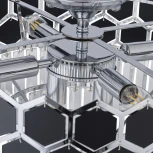 Потолочная люстра хрустальная Arte Milano Sorrento-5009 375009/4+2/20/480 CR (220V)