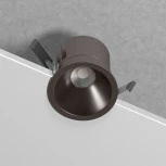 Встраиваемый светильник светодиодный Elektrostandard Forte 25071/LED 15W 4000K титан (220V, круглые)