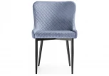 Стул Woodville на металлокаркасе Teo light blue / black 15021