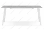 Стол раскладной Notta Колон Лофт 120 25 мм бетон / белый матовый 489645