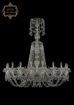 Подвесная большая люстра Art Classic 11.26 11.26.20.460.XL-135.Br.B (220V, хрусталь, на цепи, подсвечник, свеча)