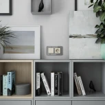 Розетка с заземлением и шторками (айвори матовый) Werkel W1171162 (a059275)