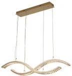 Подвесной светодиодный светильник Newport 8240 8242N/110 gold (220V, на тросе)