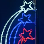 Светодиодная консоль "Звездный путь" 80 x 200 см, Триколор, 220В Laitcom KM9-07