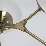 Потолочная люстра на штанге DeMarkt Оливия 306014006 (220V, шарики)