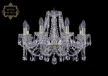 Подвесная люстра Art Classic 11.21 11.21.8.200.Gd.Sp (220V, хрусталь, на цепи, подсвечник, свеча)
