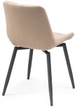 Стул Notta на металлокаркасе Челси К крутящийся бежевый / черный 520596