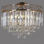 Потолочная люстра хрустальная на штанге Reluce 90183-0.3-10 FGD (220V)