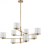 Потолочная люстра ярусная на штанге 13023/8R Brass Indigo Bilancia V000358 (220V)