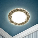 Встраиваемый точечный светильник ЭРА DK LD51 WH/BK (220V, круглые)