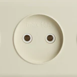 Розетка тройная без заземления (слоновая кость) Stekker Брест 49055