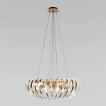 Подвесная люстра Loft It Dakota 10300/600 French gold (220V, хрусталь, на тросе)