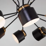 Умная потолочная люстра Eurosvet Batler 70133/8 черный