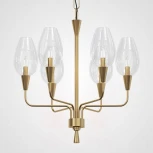 Подвесная дизайнерская люстра Viola 6 Прозрачный ImperiumLoft Viola01 (179882-26) (220V, на цепи)