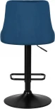 Стул барный DOBRIN JOSEPH BLACK (синий велюр (MJ9-117)) 5021_BlackBase-LM BLACK, цвет сиденья синий (MJ9-117), основания черный