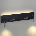 Настенный светильник с беспроводным ЗУ Lumion Cosi 5683/17WL LEDIO черный LED 17W 950Лм 3000К 220V (выключатель)